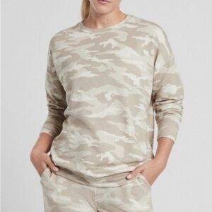 Athleta Balance Pullover Camo Print - Medium Tall